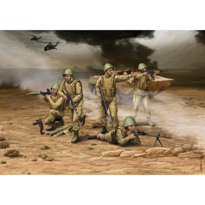 ZVEZDA 1/72 SOVĚTSKÁ MOTORIZOVANÁ PĚCHOTA (7404)