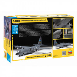 ZVEZDA 1/72 AMERICAN HEAVY TRANSPORT PLANE C-130H (7321)