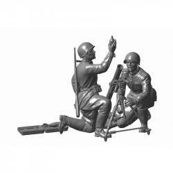 ZVEZDA 1/35 SOVĚTSKÝ MOTOCYKL M-72 S MINOMETEM (3651)