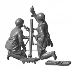 ZVEZDA 1/35 SOVIET MOTORCYCLE M-72 WITH MORTAR (3651)