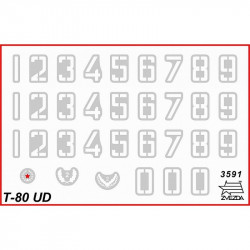 ZVEZDA 1/35 RUSKÝ HLAVNÍ BOJOVÝ TANK T-80UD (3591)