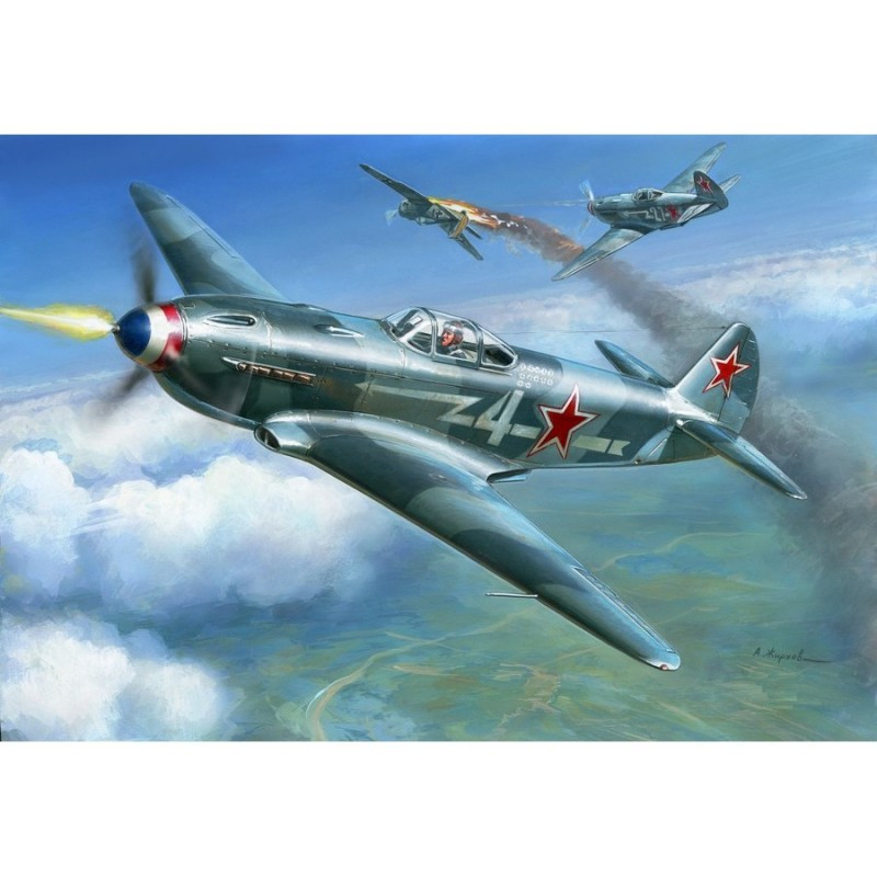 ZVEZDA AIRCRAFT 1/72 YAK-3 SOVIET FIGHTER (7301)