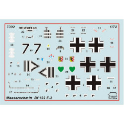ZVEZDA 1/72 MESSERSCHMITT 109 F2 (7302)
