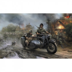 ZVEZDA 1/35 GERMAN WWII SIDECAR (3607)