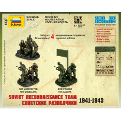 ZVEZDA 1/72 SOVIET RECONNAISSANCE TEAM (6137)