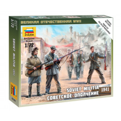ZVEZDA 1/72 SOVĚTSKÁ MILICE...
