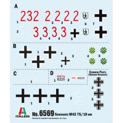 ITALERI 1/35 SEMOVENTE M42 da75/18 (6569)