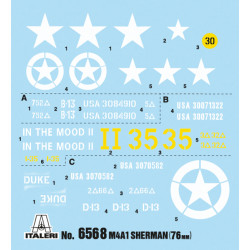 ITALERI 1/35 M4A1 SHERMAN WITH US INFANTRY (6568)