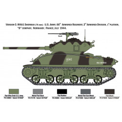 ITALERI 1/35 M4A1 SHERMAN WITH US INFANTRY (6568)