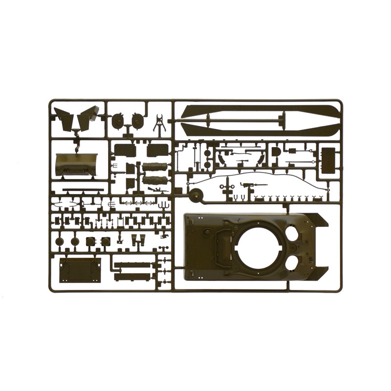 ITALERI 1/35 M4A1 SHERMAN S AMERICKOU PĚCHOTOU (6568)