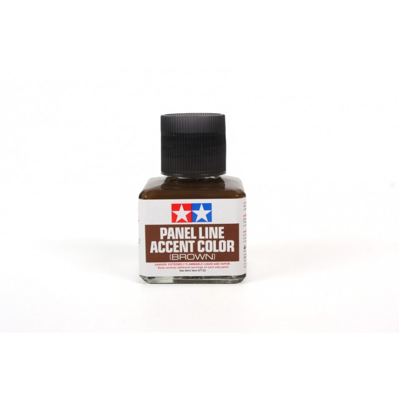 TAMIYA PANEL LINE ACCENT COLOR BROWN     (87132)