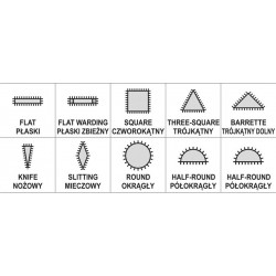 YATO PILNIKI DIAMENTOWE / IGLAKI         3x140x25 mm ZESTAW 10 sztuk ( YT-6145 )