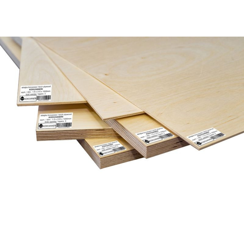 AIRPORT Plywood 4*250* 310 mm (8W) PREMIUM / FINLAND - KOIVUVANERI