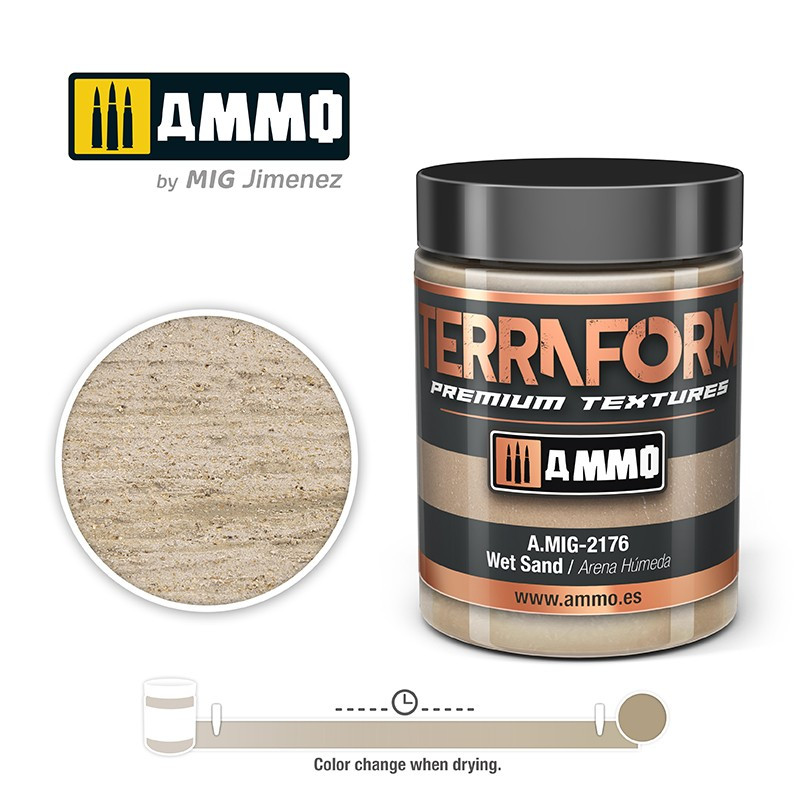 AMMO MIG 2176 TERRAFORM MOKRÝ PÍSEK 100ml