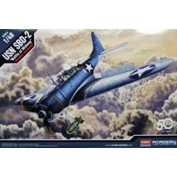 ACADEMY 1/48 USN SBD-2...