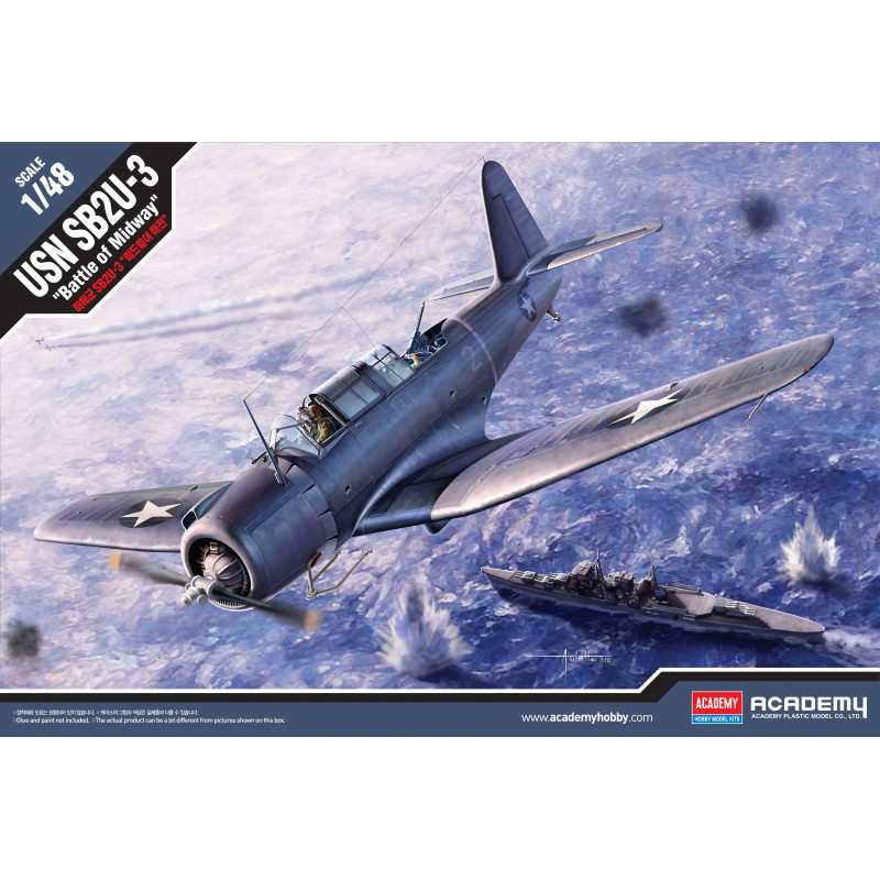 ACADEMY 1/48 USN SB2U-3 VINDICATOR "BATTLE OF MIDWAY" (12324)