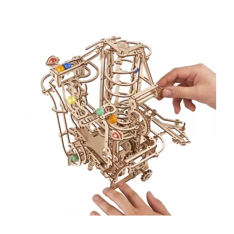 UGEARS MARBLE RUN (70177) WCIĄGNIK       SPIRALNY model mechaniczny - WYPRZEDAŻ SKLEPU ! mega cena !