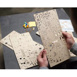 UGEARS MARBLE RUN (70177) SPIRAL TRAILER mechanický model