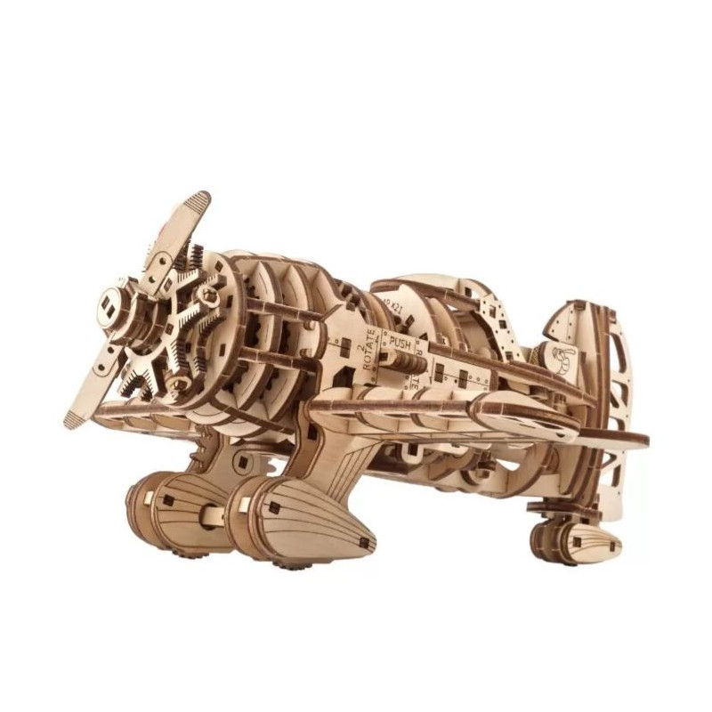 UGEARS SAMOLOT MAD HORNET (70183) model  mechaniczny - WYPRZEDAŻ SKLEPU ! mega cena !