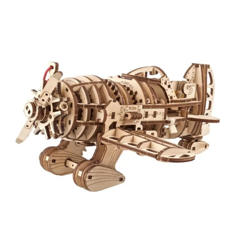 UGEARS SAMOLOT MAD HORNET (70183) model  mechaniczny - WYPRZEDAŻ SKLEPU ! mega cena !