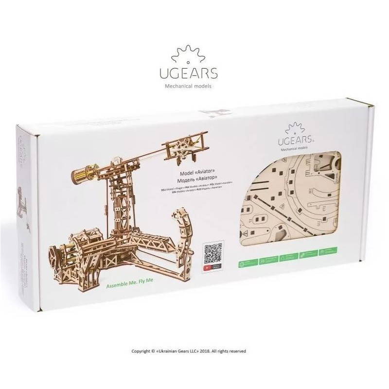 UGEARS AWIATOR (70053) mechanický model